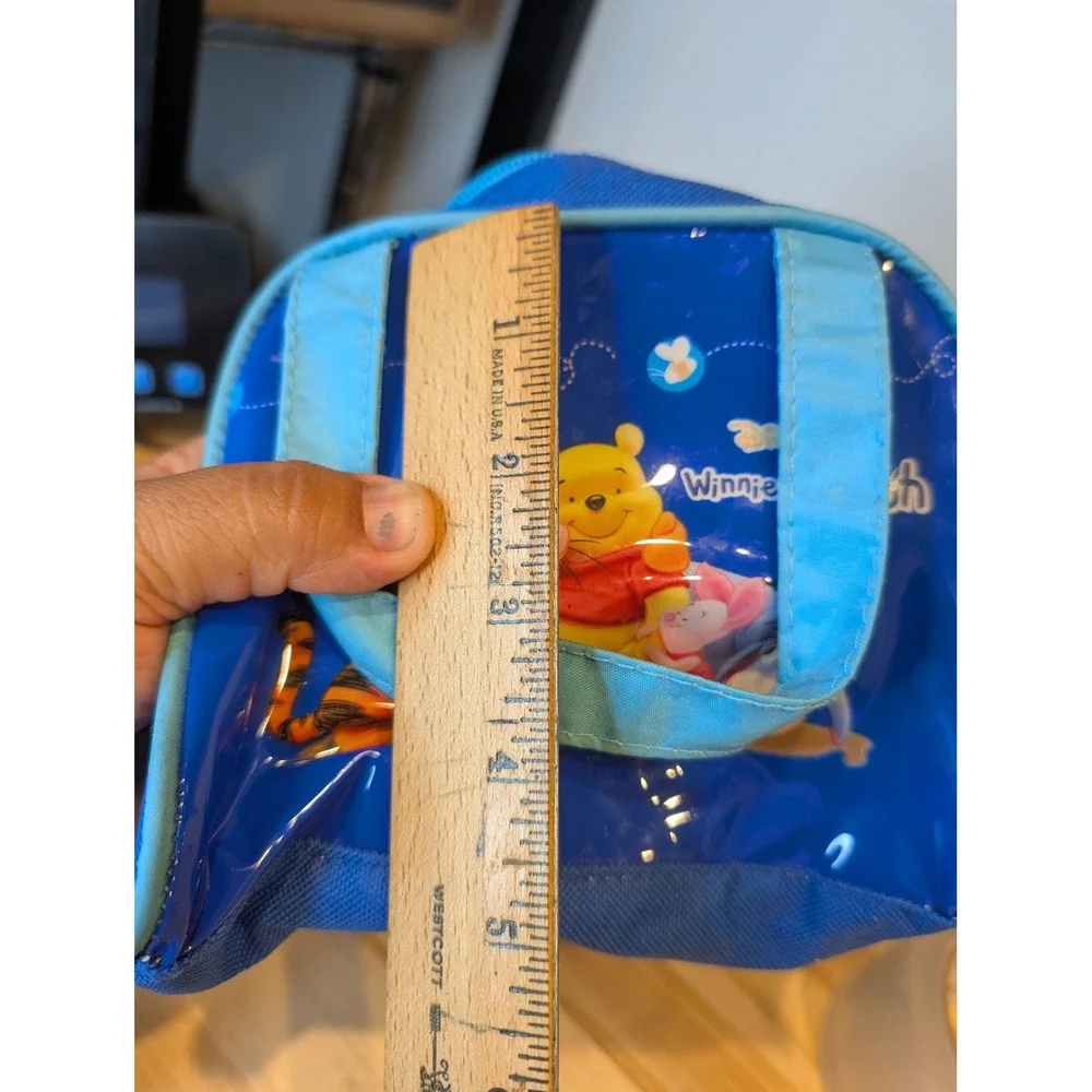 Disney Winnie the‎ Pooh Blue Vinyl Childrens bag with Tags Cute